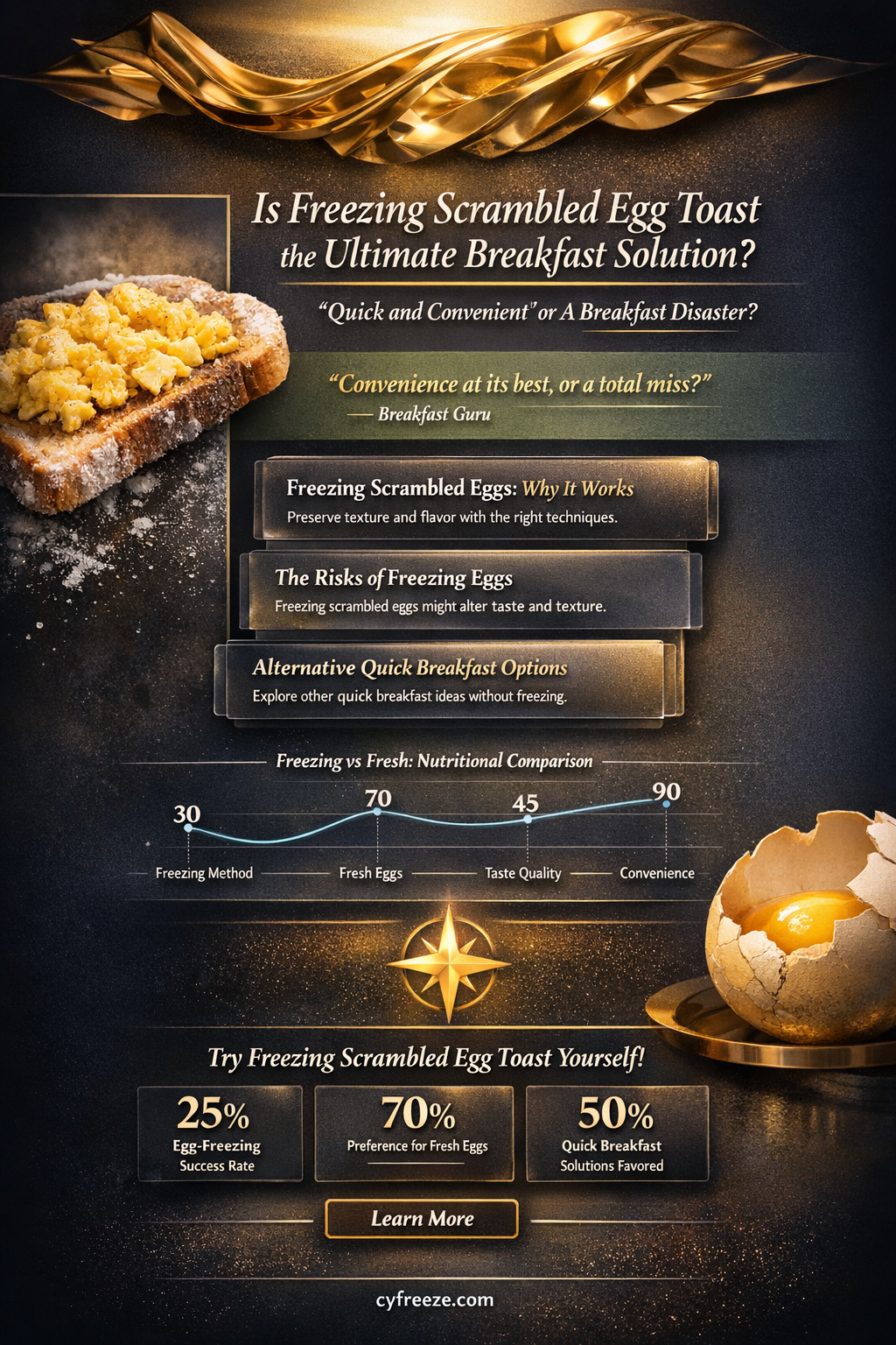 can i freeze scrambled egg toast