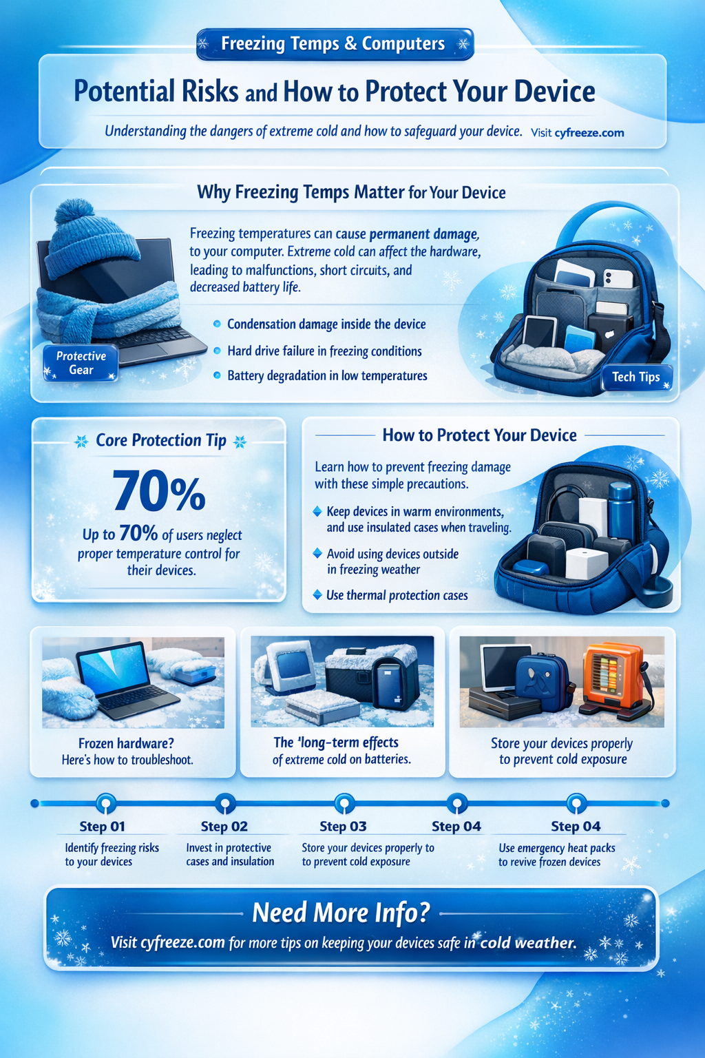 can a computer be damaged from freezing temperatures