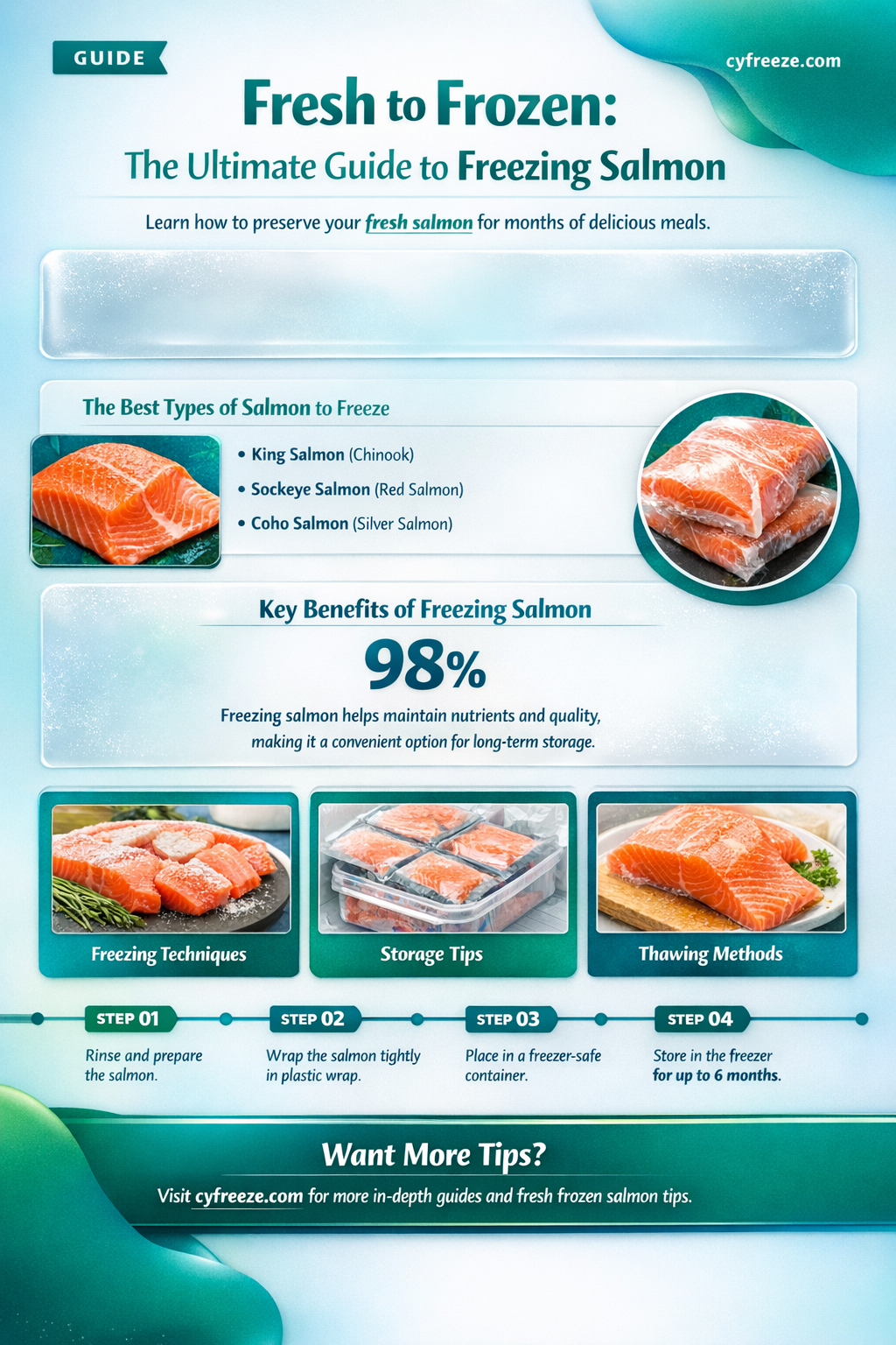 can i freeze fresh salmon