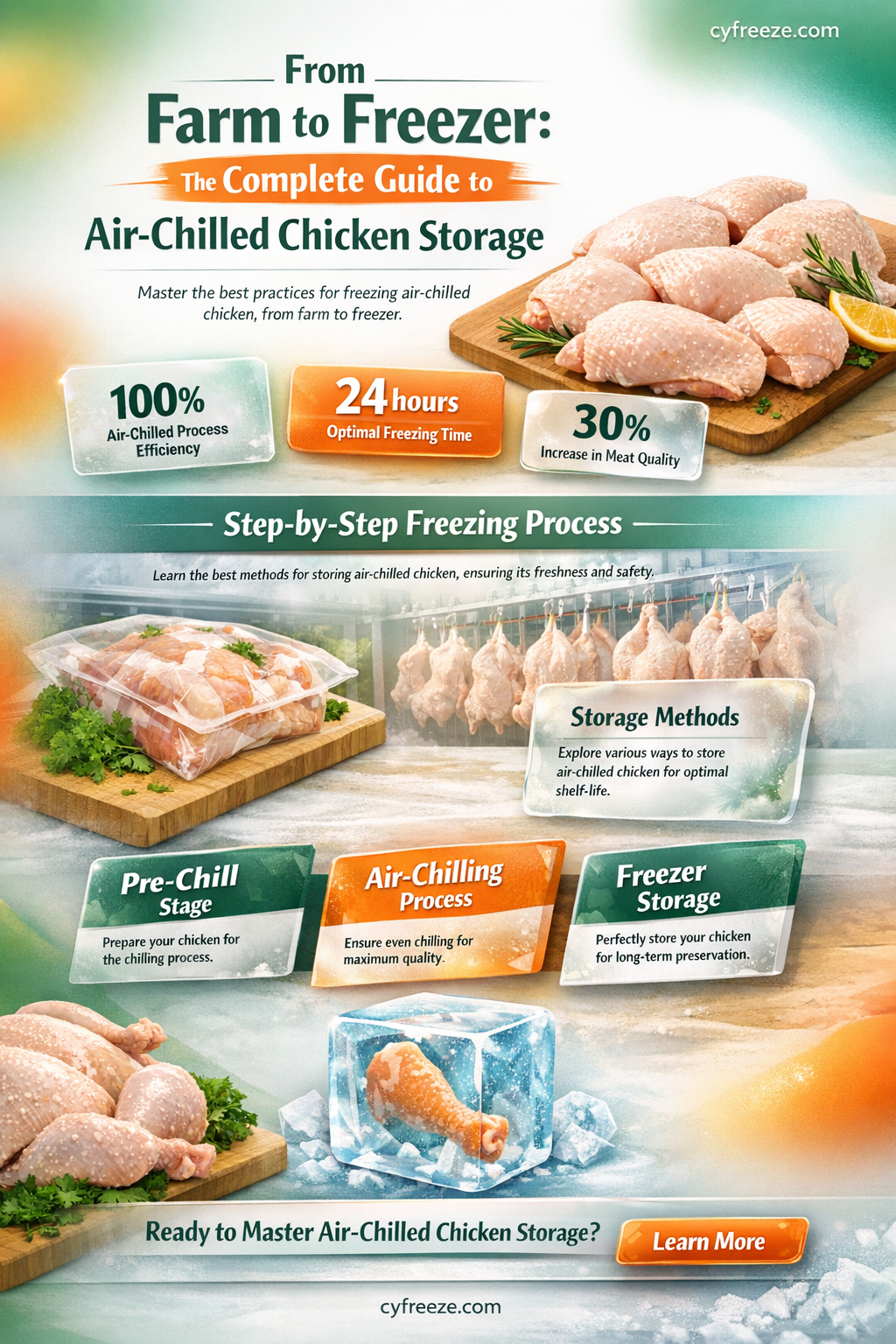 can i freeze air chilled chicken