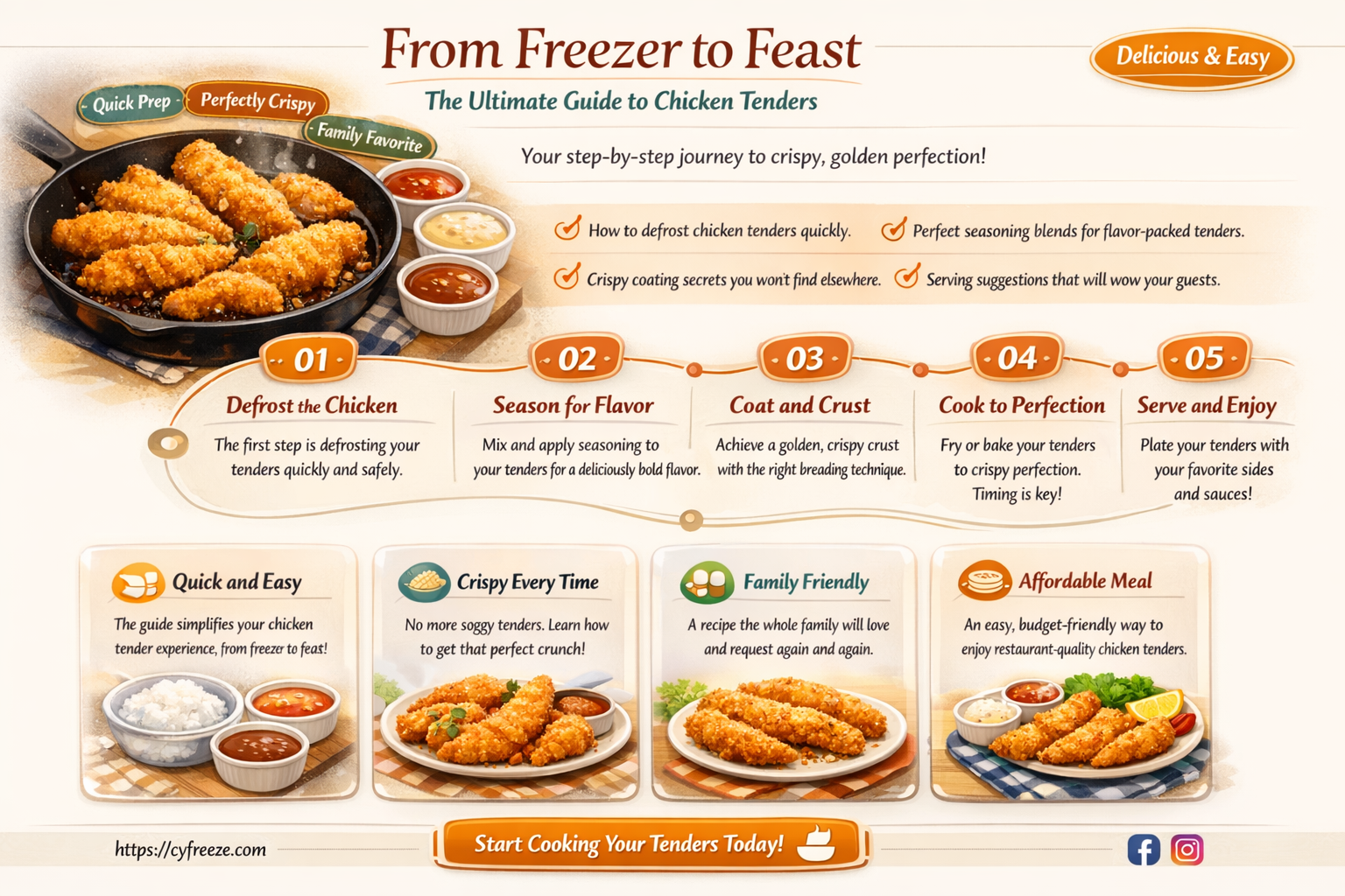 can i freeze chicken tenders