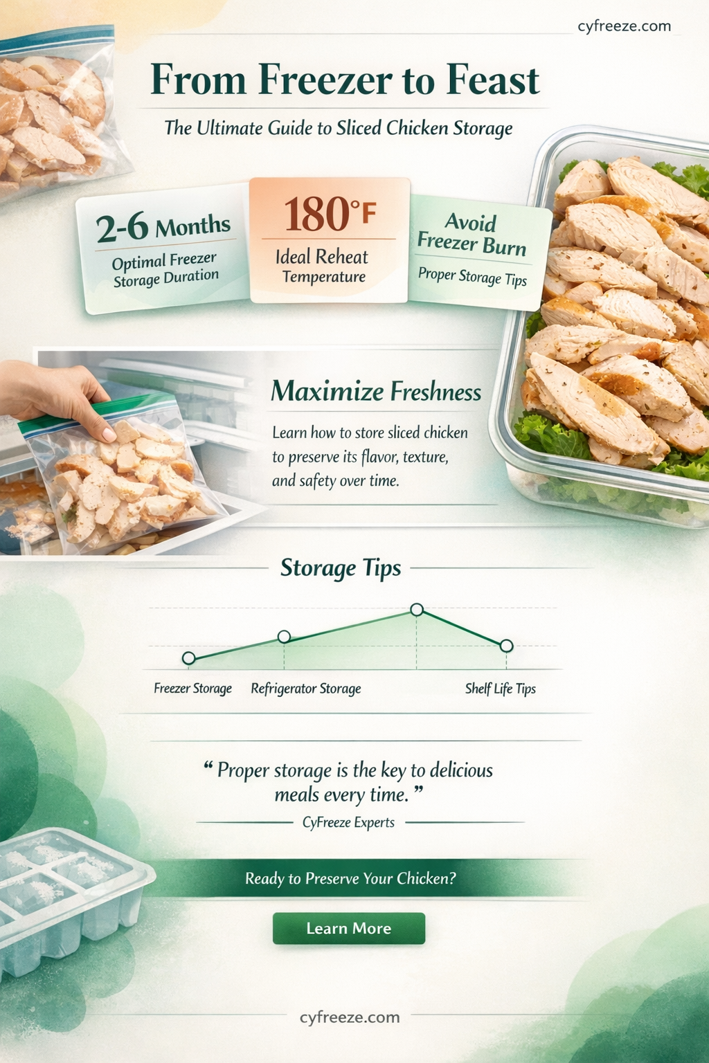 can i freeze sliced chicken
