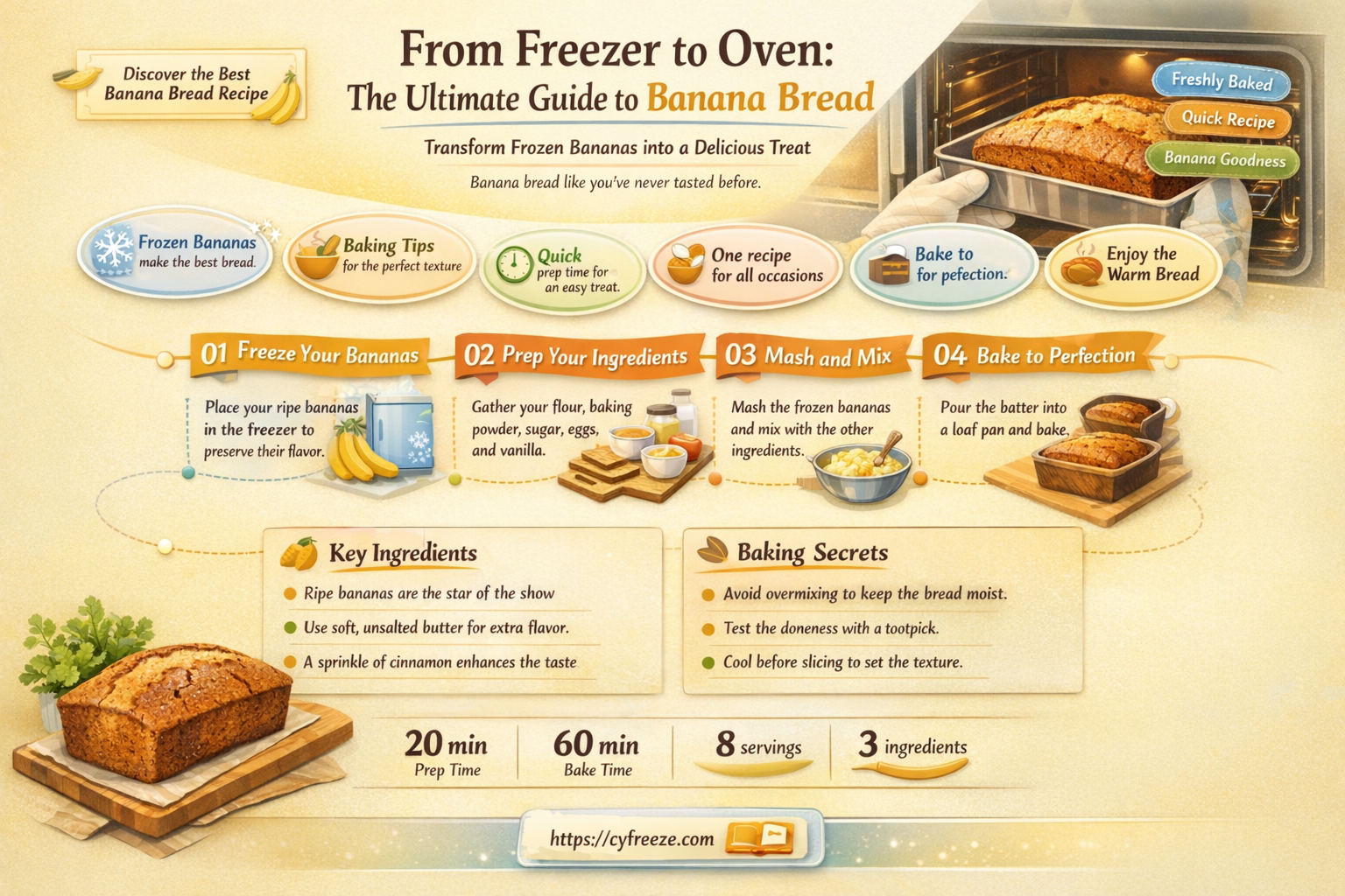 can i freeze bananas to make banana bread