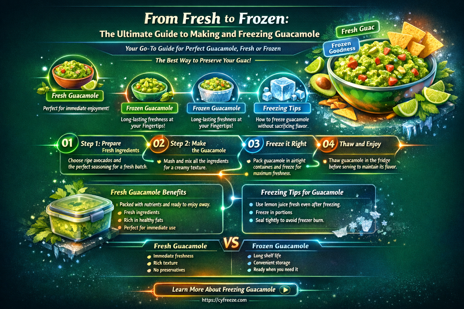 can i make and freeze guacomole
