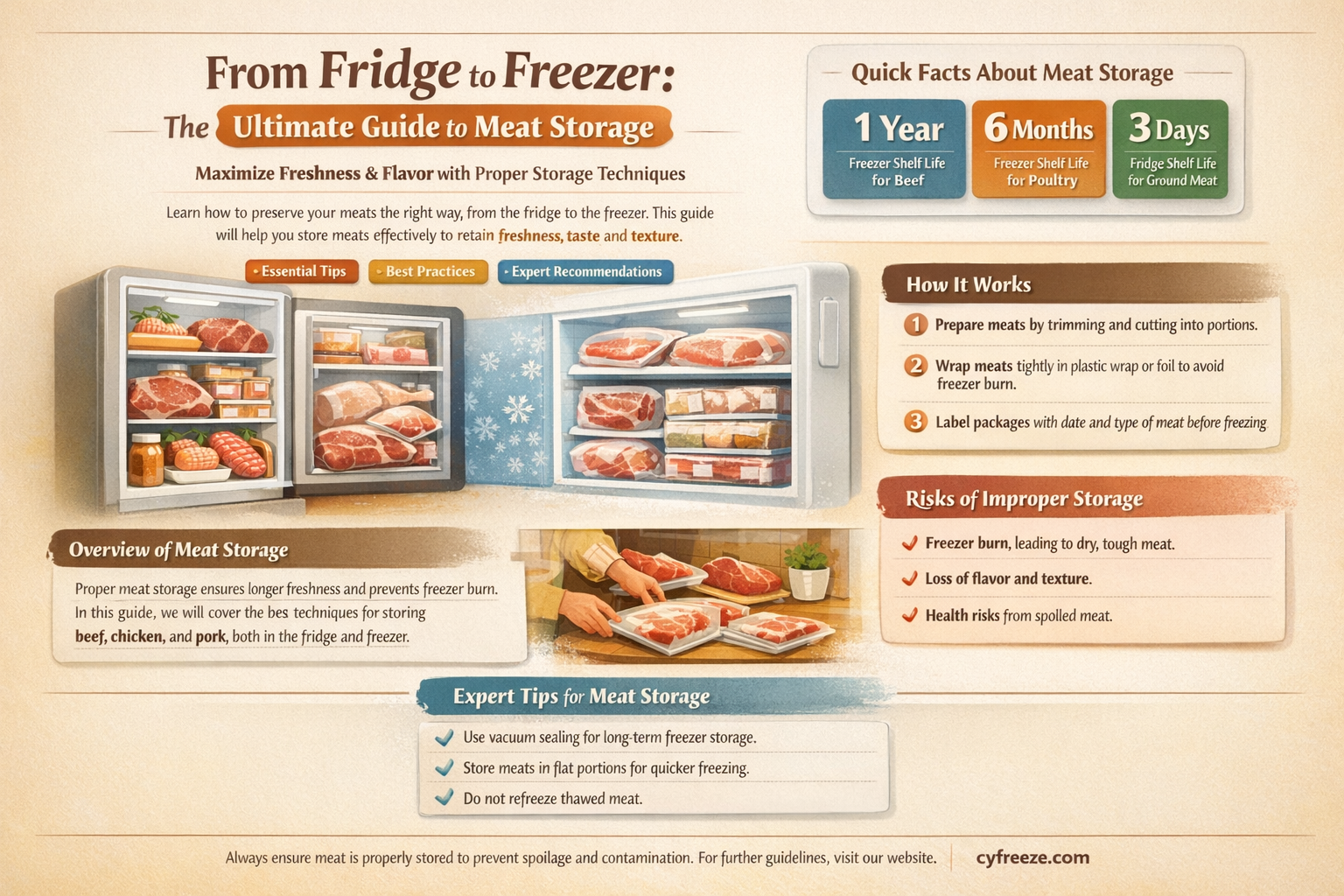 can i freeze meat after being in fridge