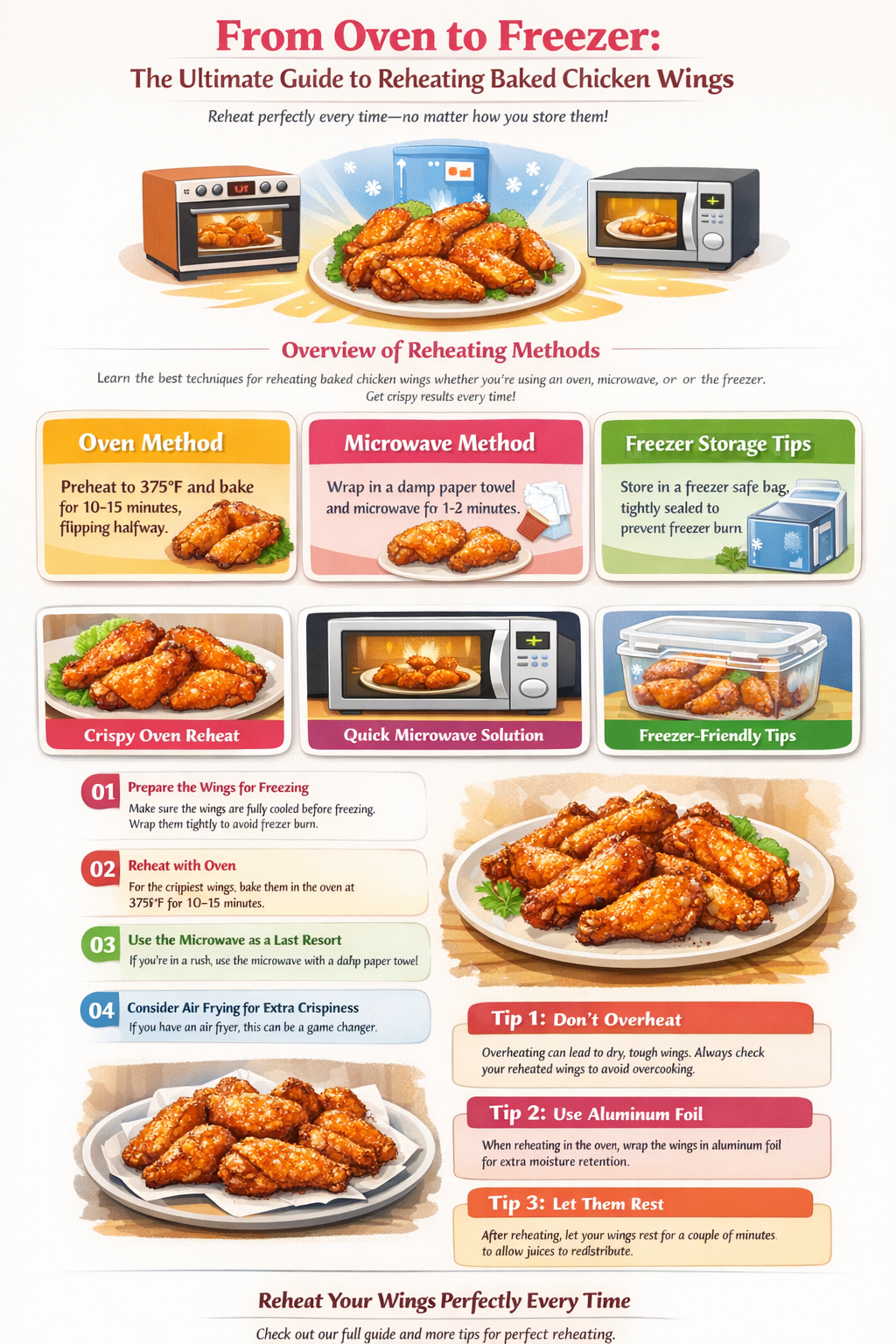 can i freeze and reheat baked chicken wings
