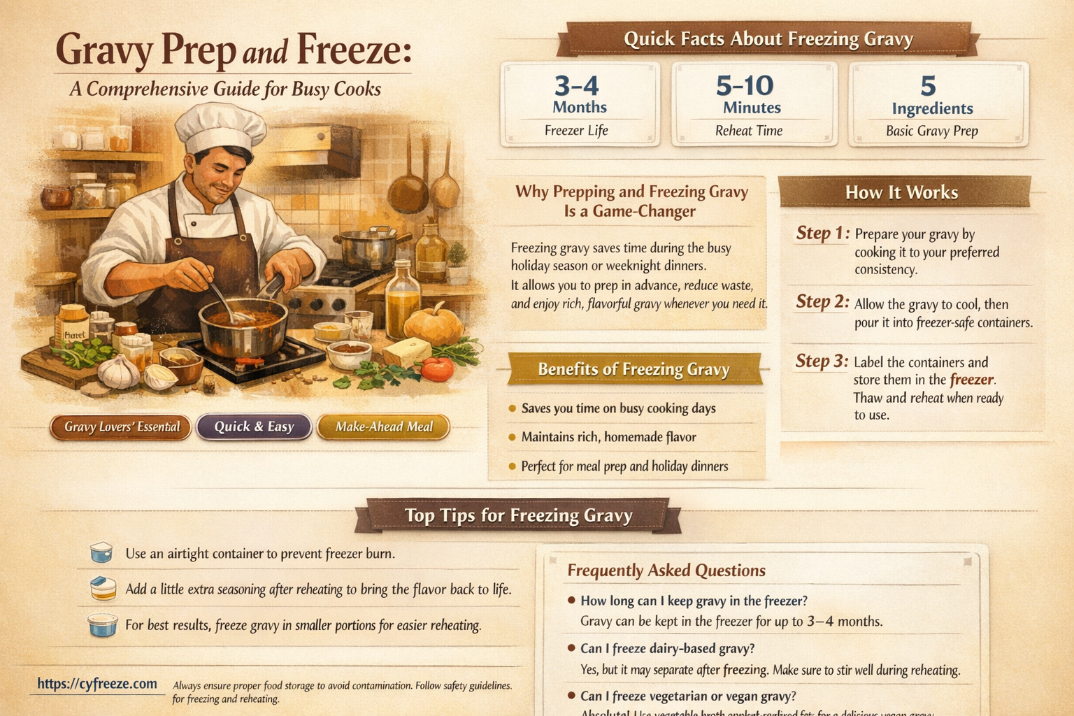can i make and freeze gravy