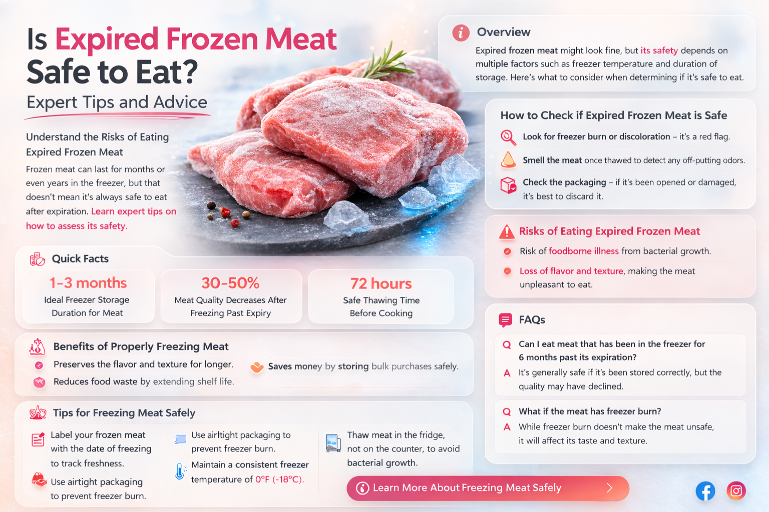 can i use expired meat from the freezer