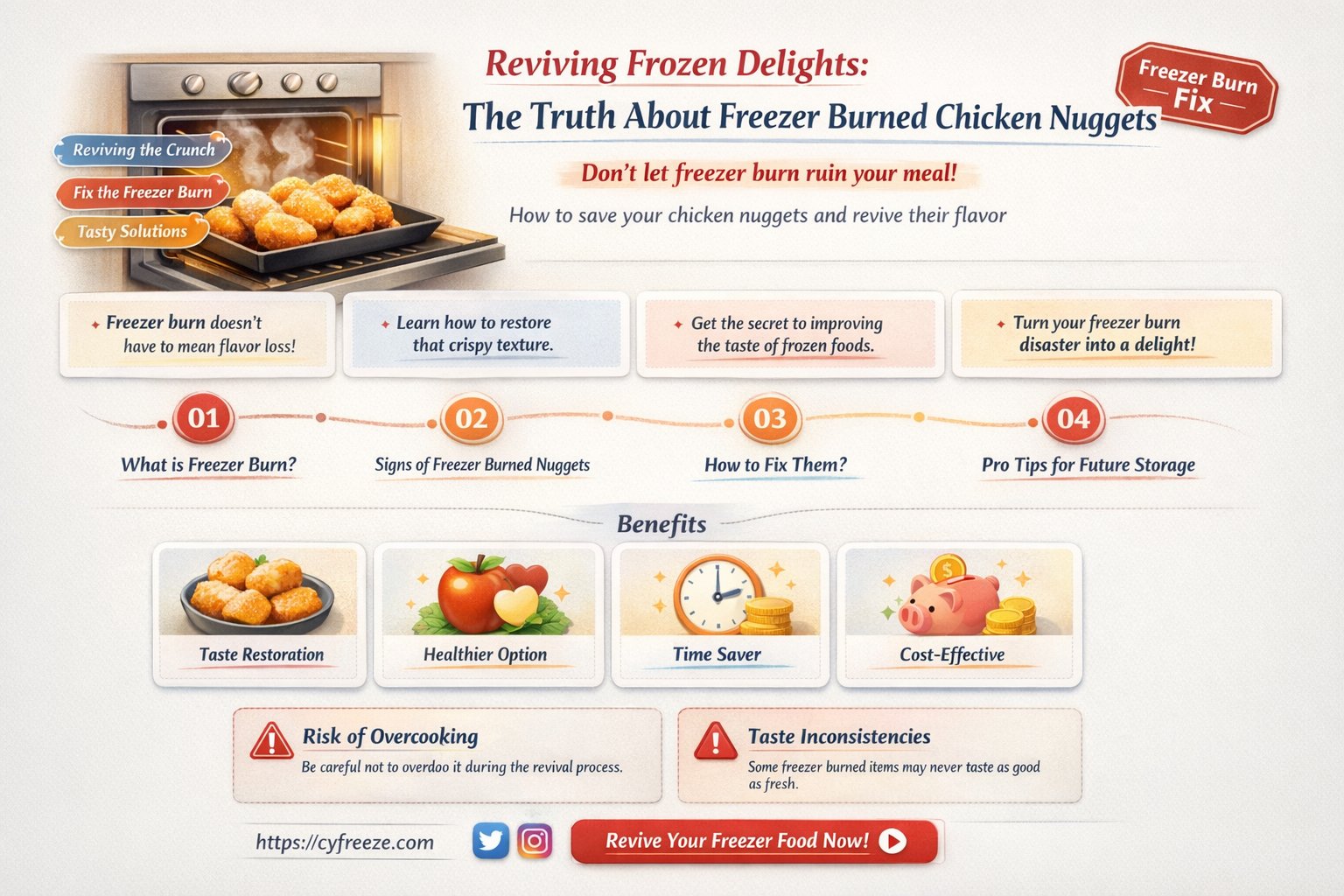 are freezer burned chicken nuggets safe to eat