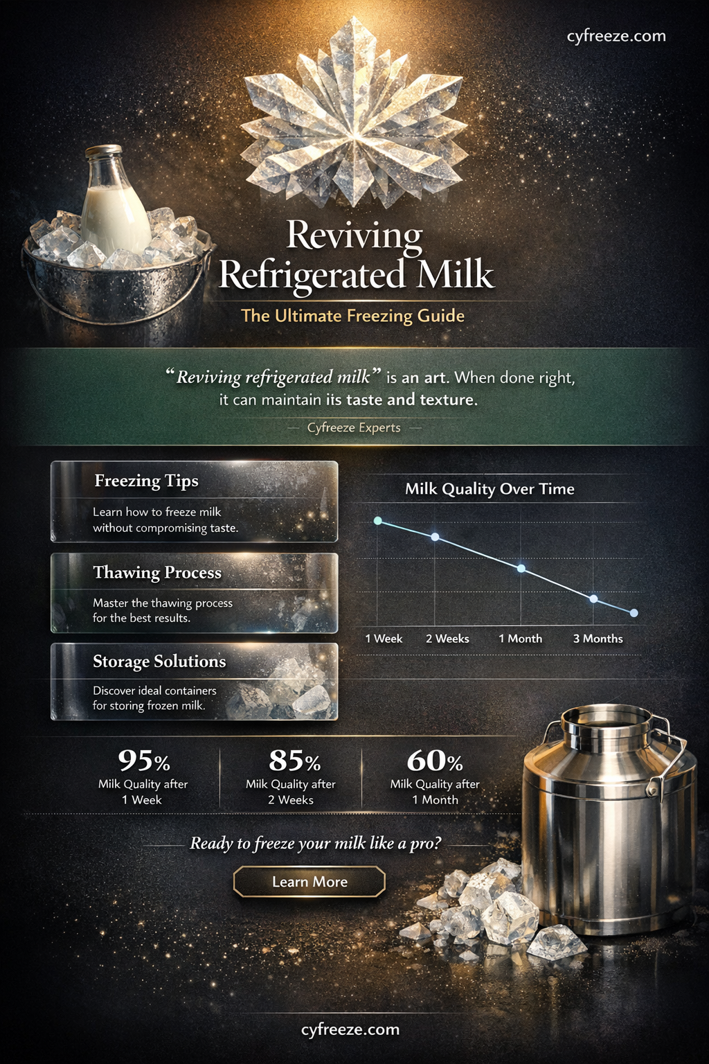 can i freeze milk after it