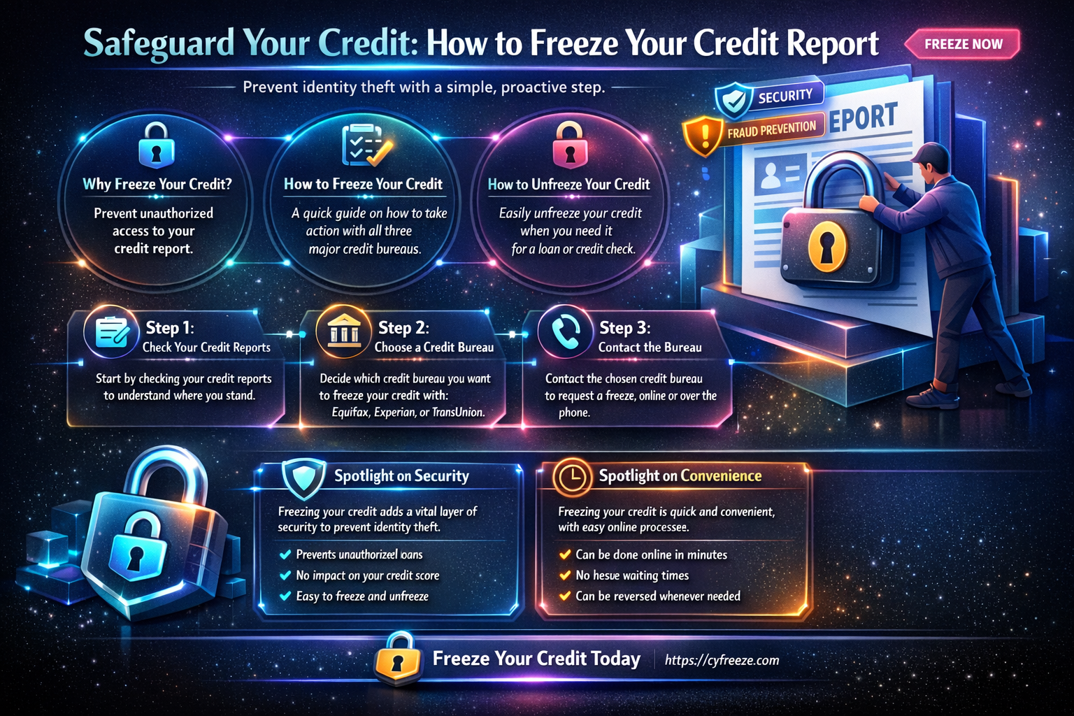 can i put a freeze on my credit