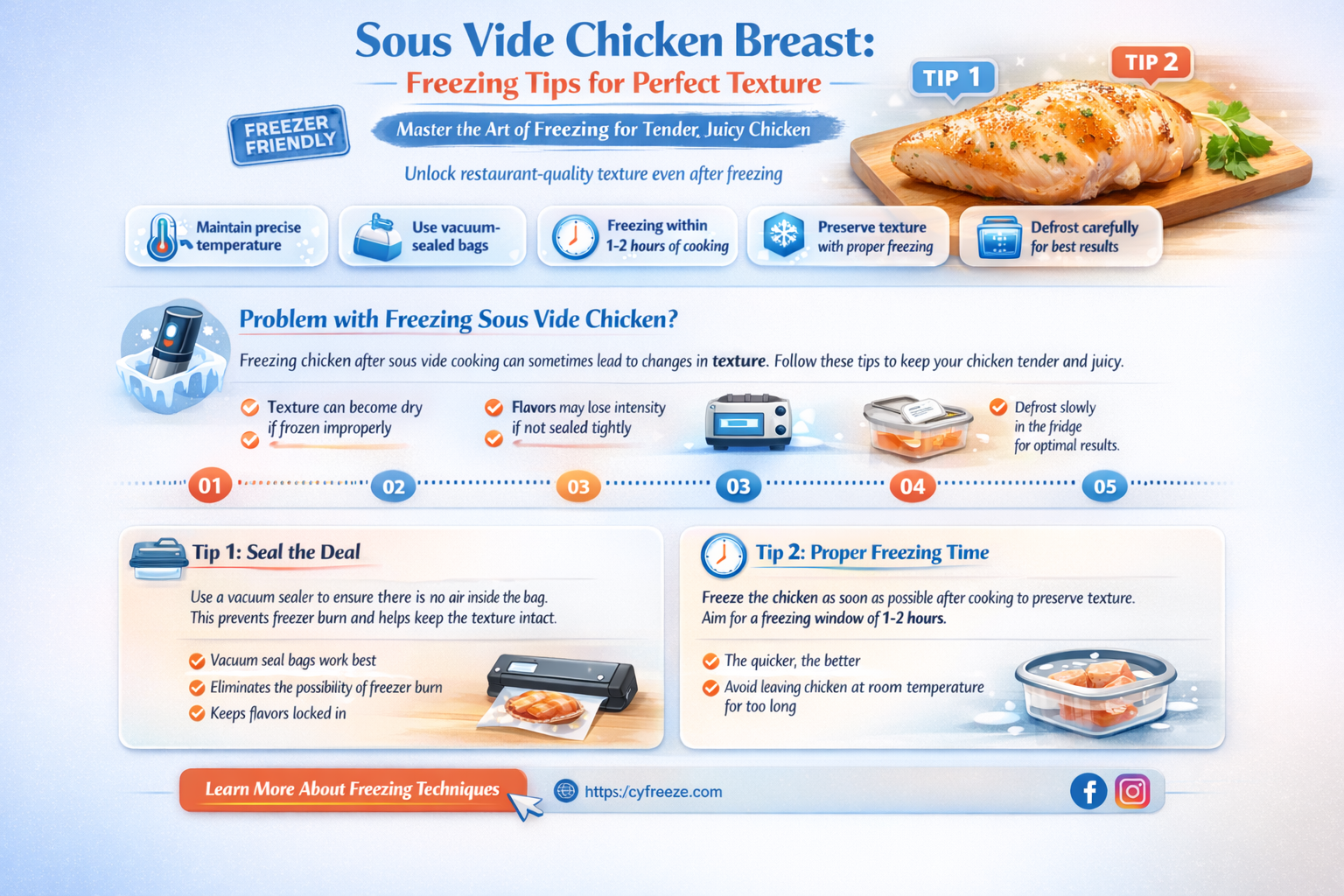 can i freeze sous vide chicken breast