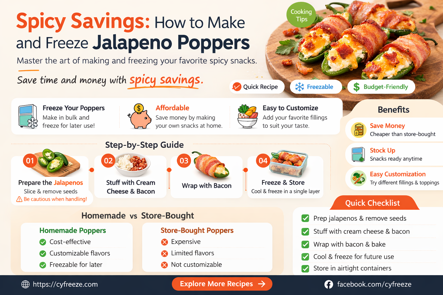 can i make and freeze jalapeno poppers