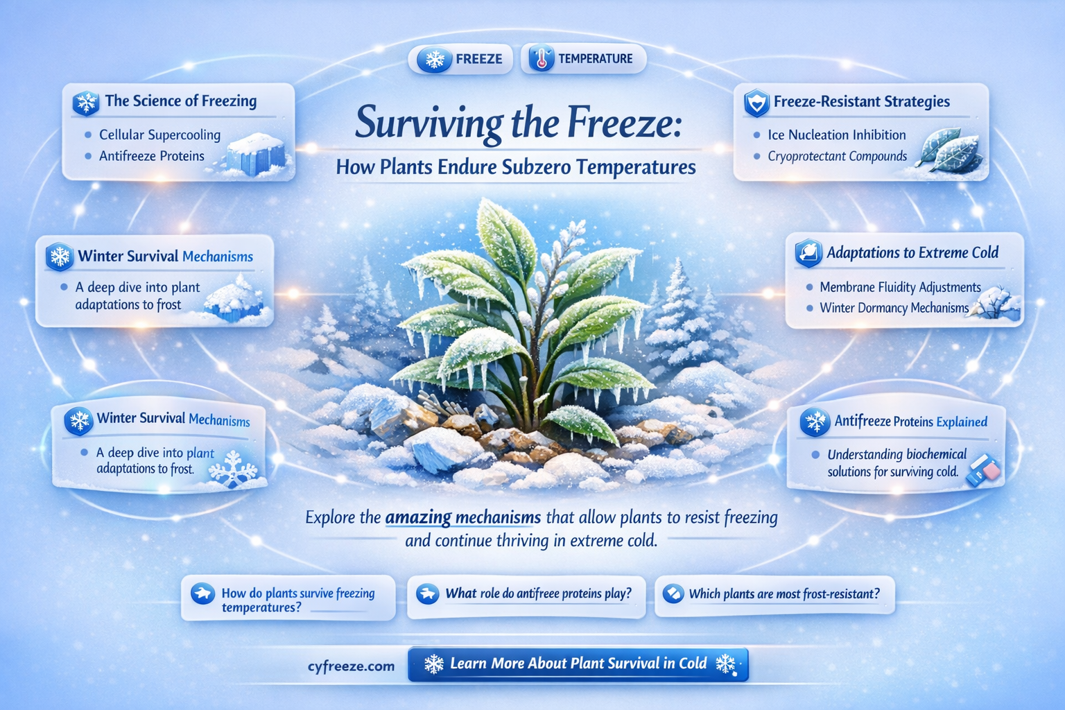 can plants survive freezing temperatures