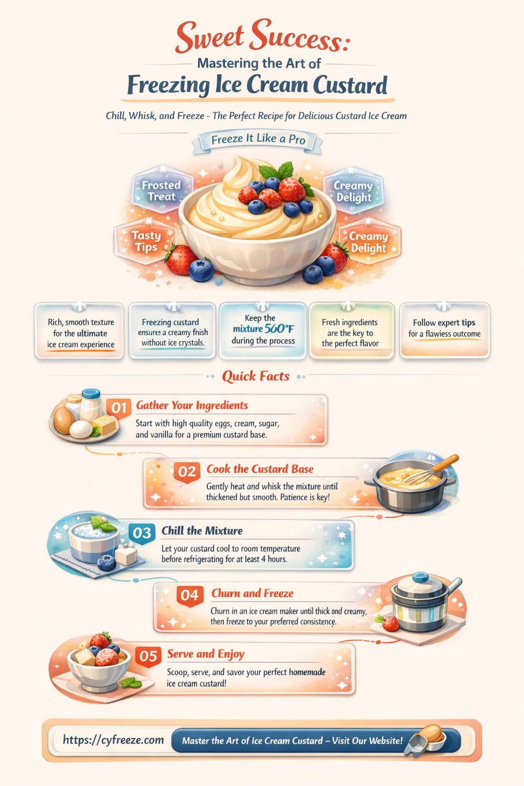 can i freeze ice cream custard