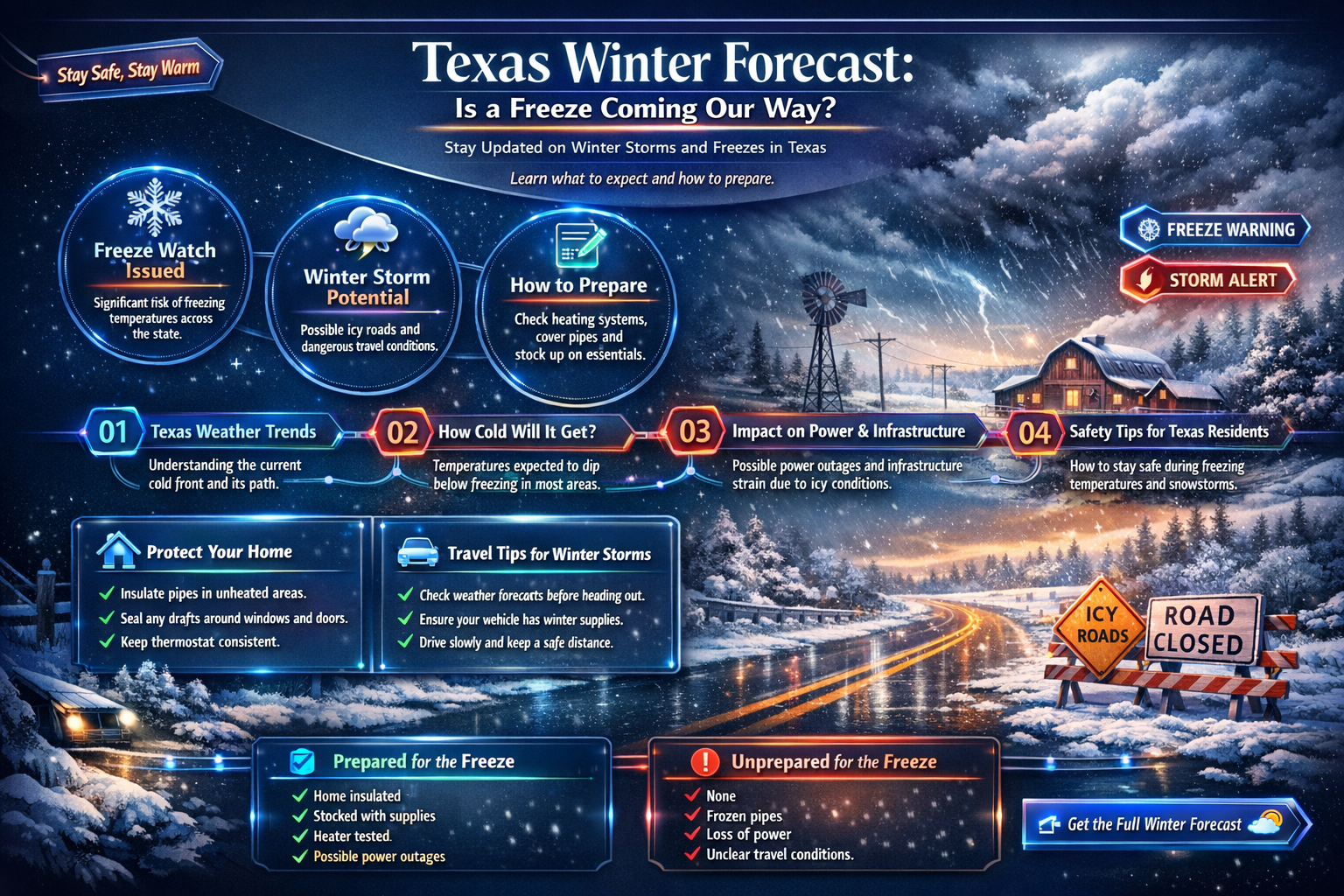 are we getting a freeze in texas