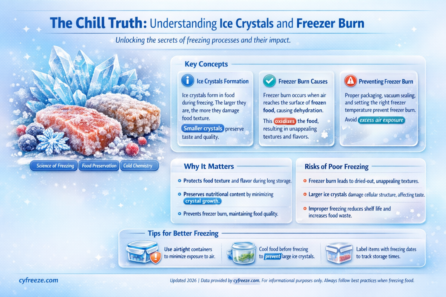 are ice crystals freezer burn