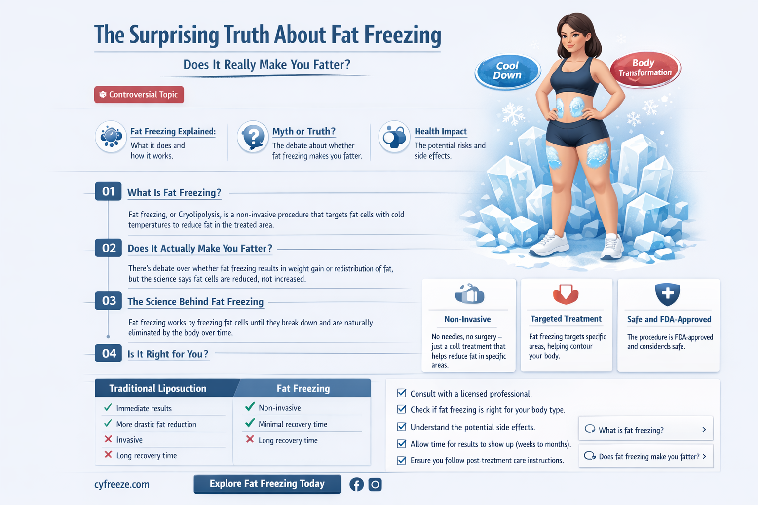can fat freezing make you fatter