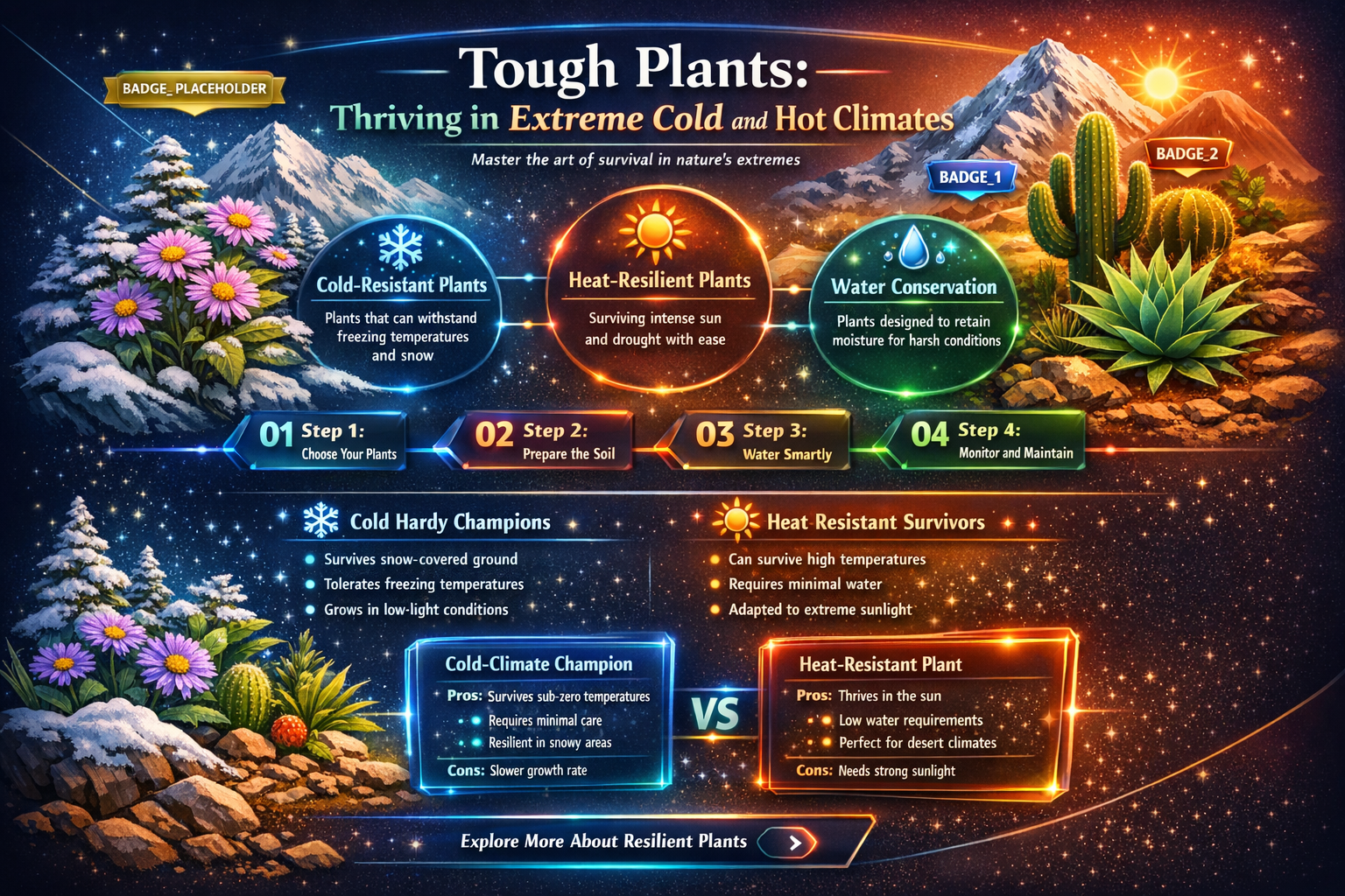 are hardy and survive freezing and relatively high temperatures