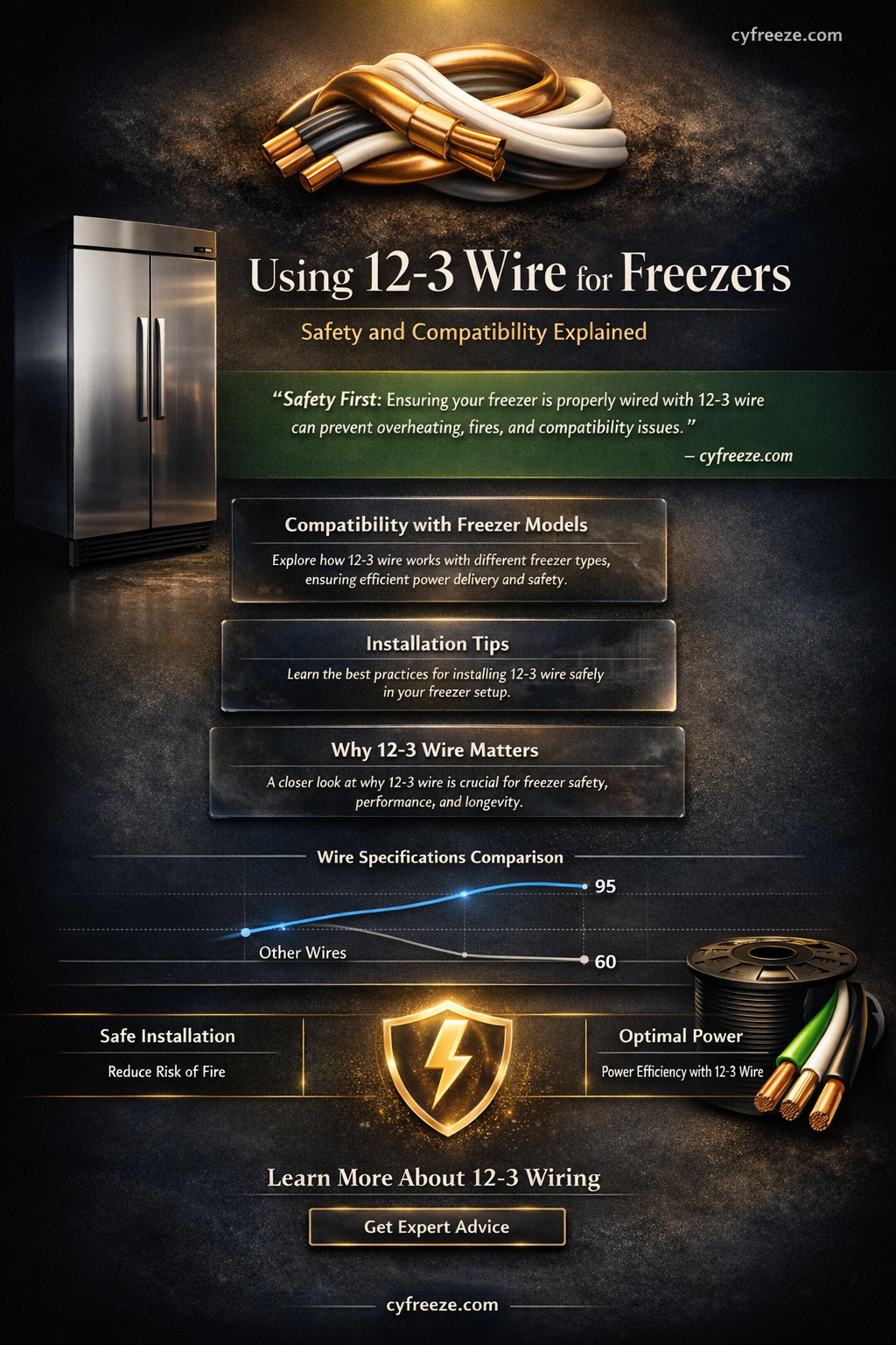 can i use 12 3 for a freezer