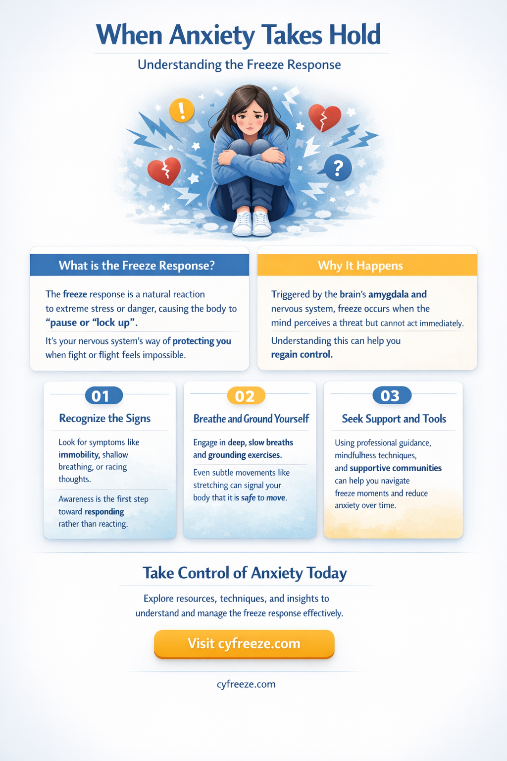 can anxiety make you freeze