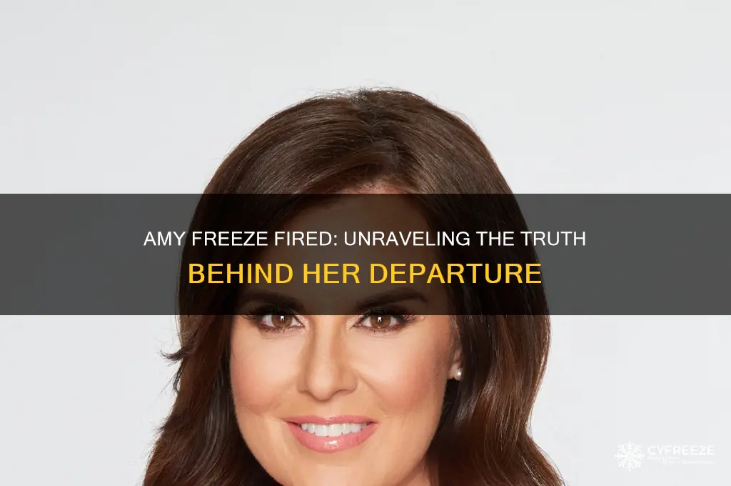did amy freeze get fired