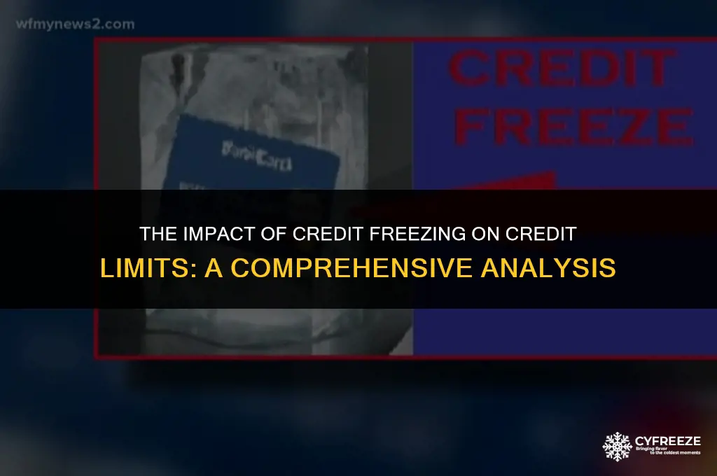 did freezing your credit make companies drop your limits