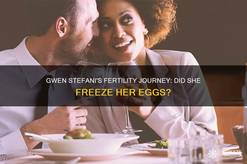 did gwen stefani freeze her eggs