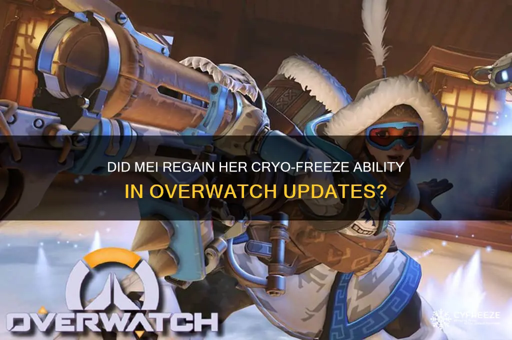 did mei get her freeze back overwatch