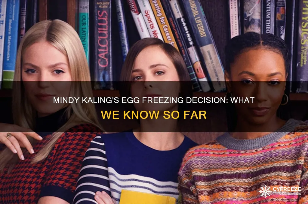 did mindy kaling freeze her eggs