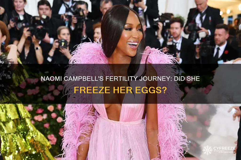 did naomi campbell freeze her eggs