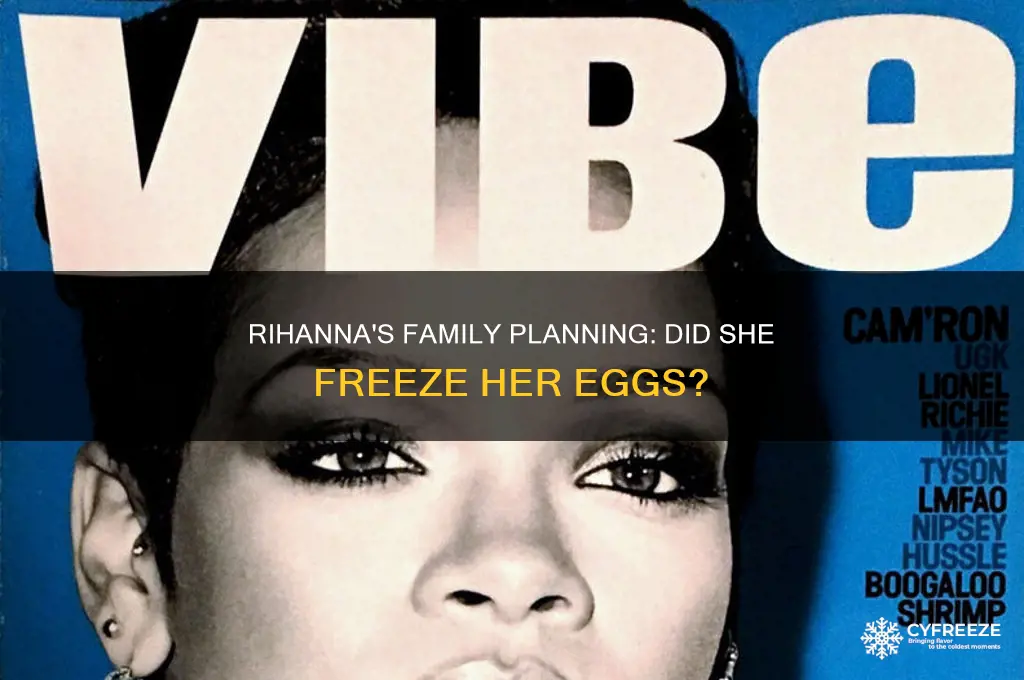 did rihanna freeze her eggs