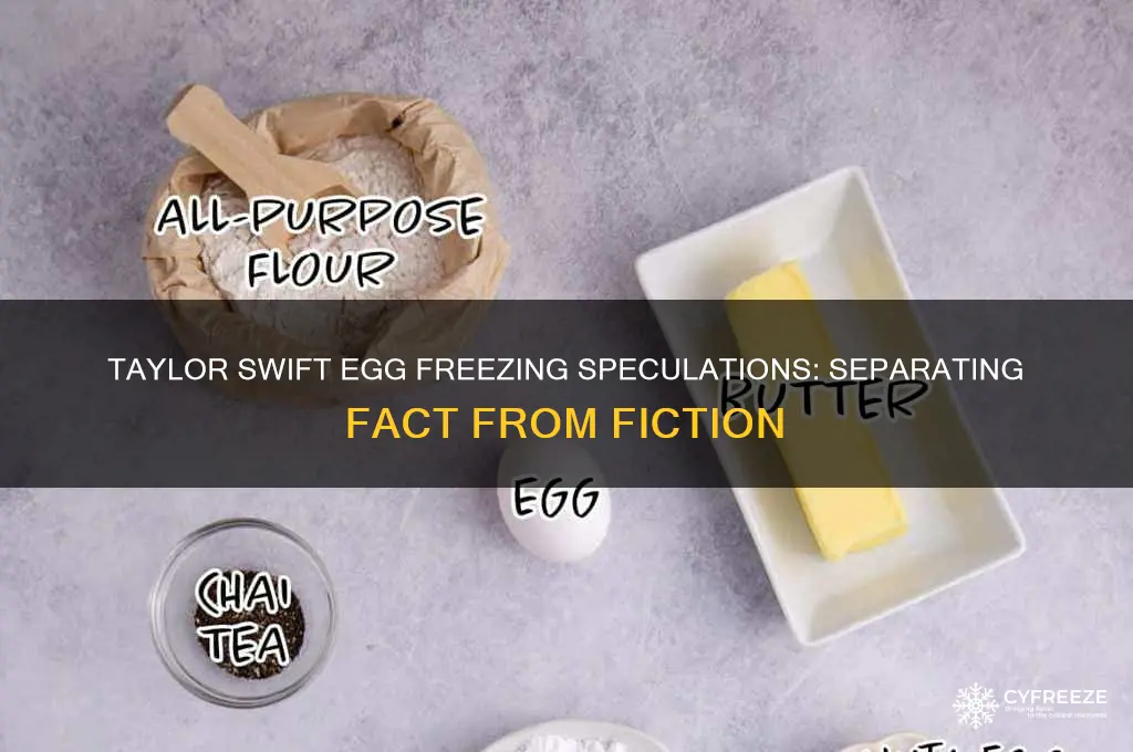 did taylor swift freeze eggs
