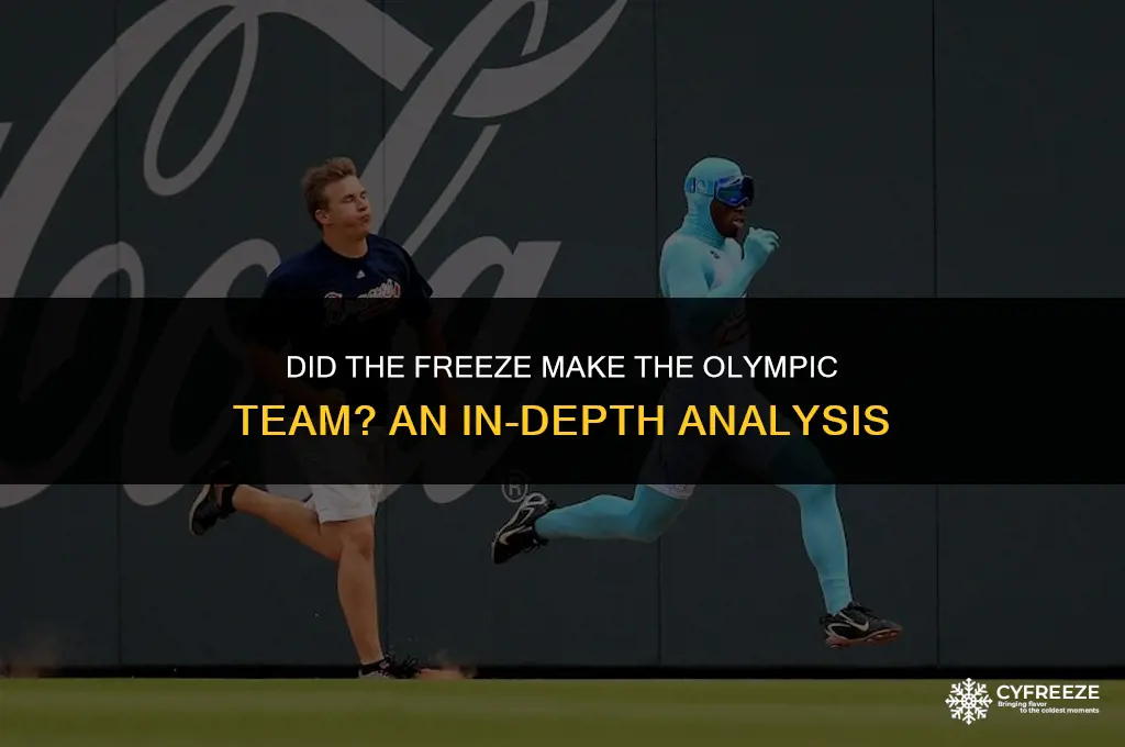did the freeze make olympic team