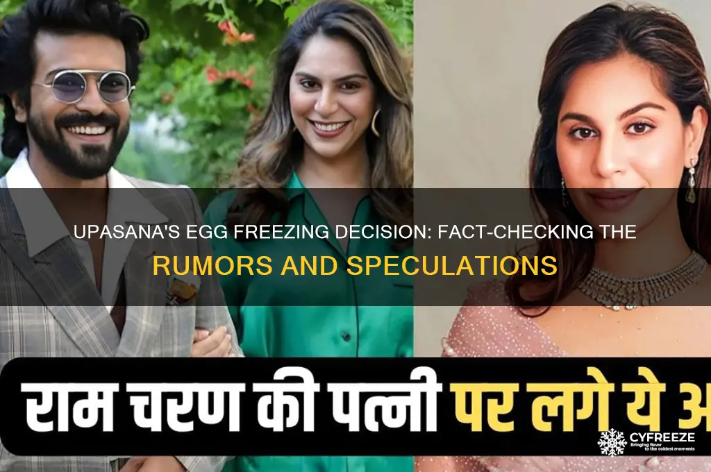did upasana freeze her eggs