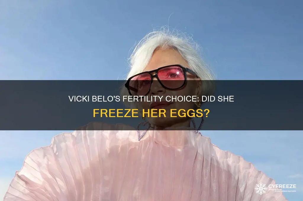 did vicki belo freeze her eggs