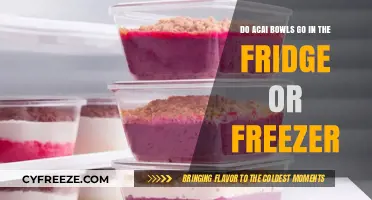 Chill or Freeze? The Optimal Storage for Your Acai Bowls