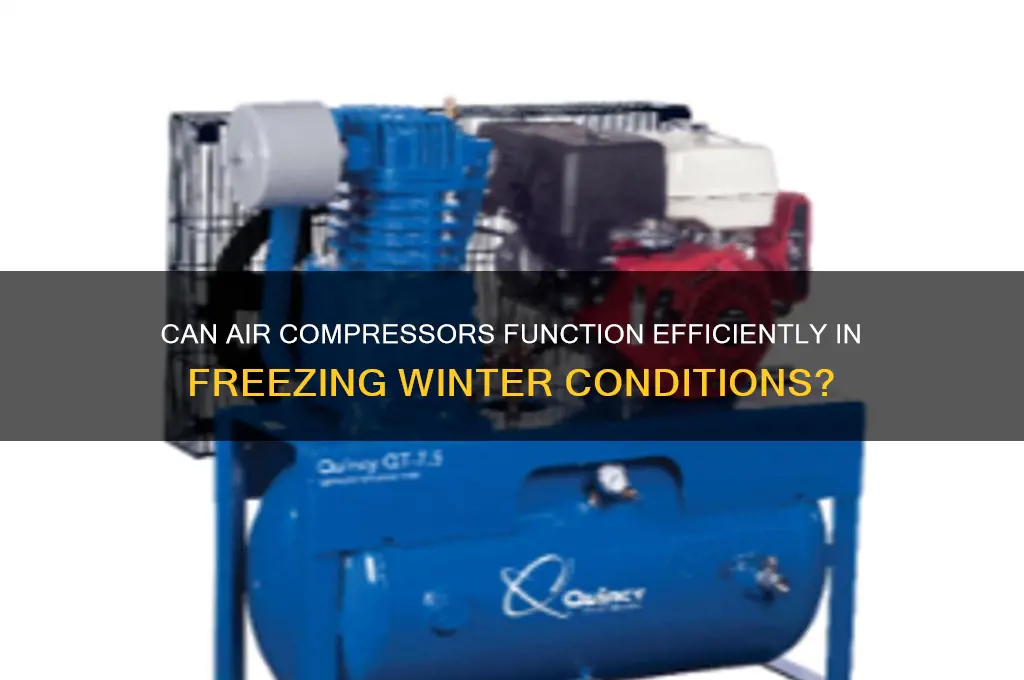 do air compressors work in freezing temperatures