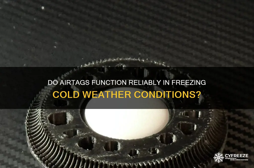 do airtags work in freezing temperatures