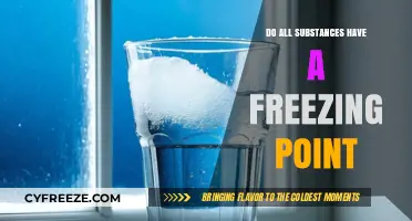 Exploring Freezing Points: Do All Substances Solidify at a Specific Temperature?