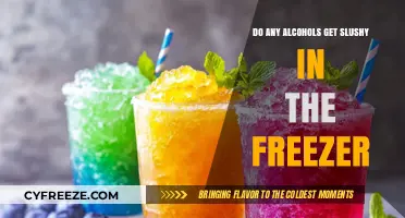 Can Alcohol Freeze? Exploring Which Drinks Turn Slushy in the Freezer