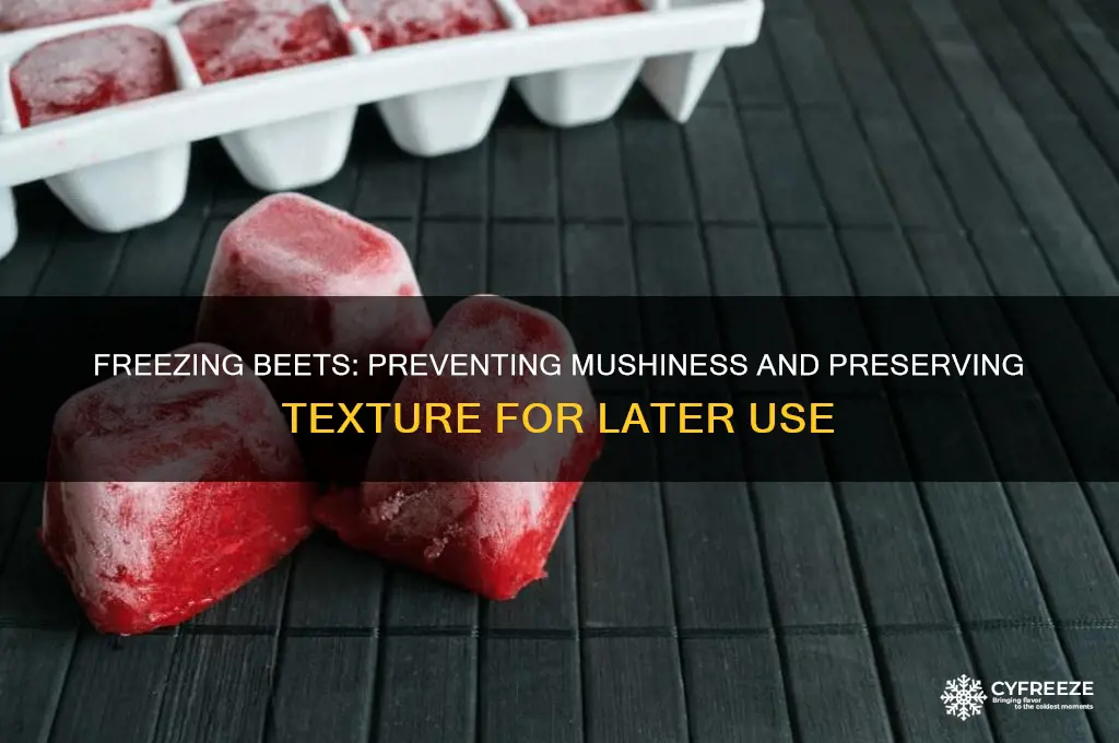 do beets get mushy after freezing