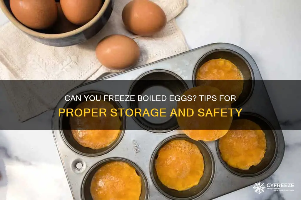 do boiled eggs freeze well