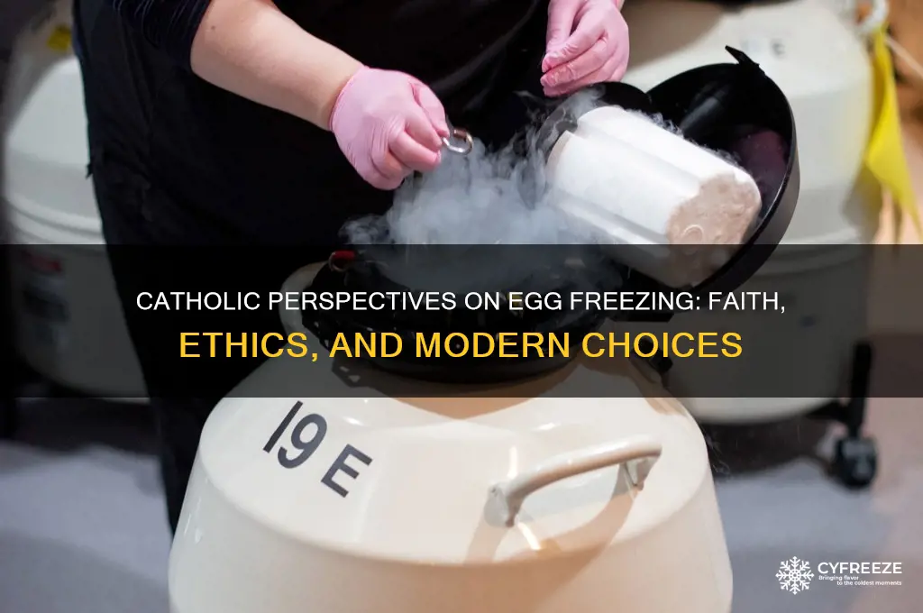 do catholics believe in freezing eggs