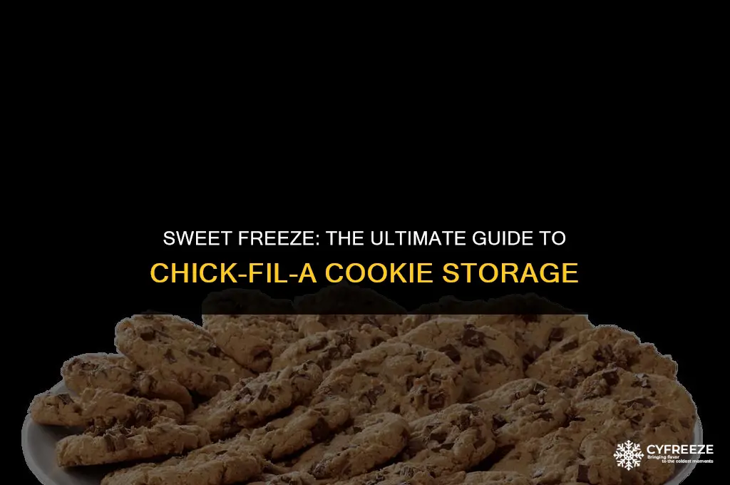 do chick fil a cookies freeze well