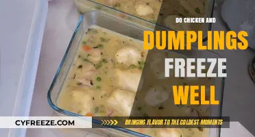 Freezing Chicken and Dumplings: A Complete Guide
