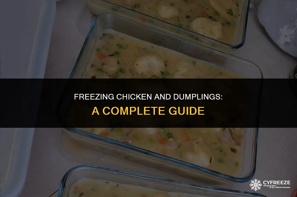 do chicken and dumplings freeze well