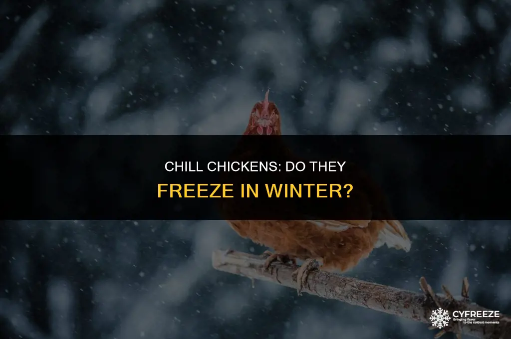 do chicken freeze in winter