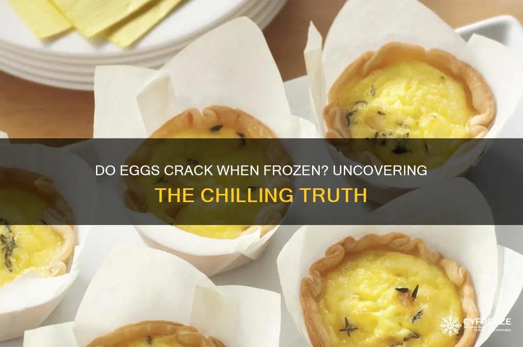do eggs crack when they freeze