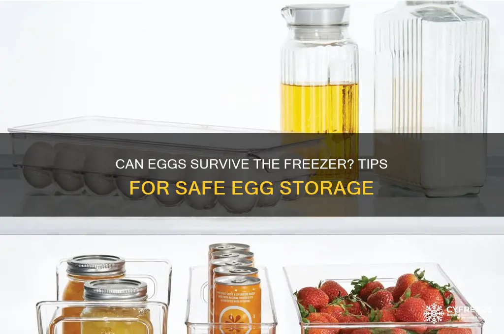 do eggs freeze in the freezer